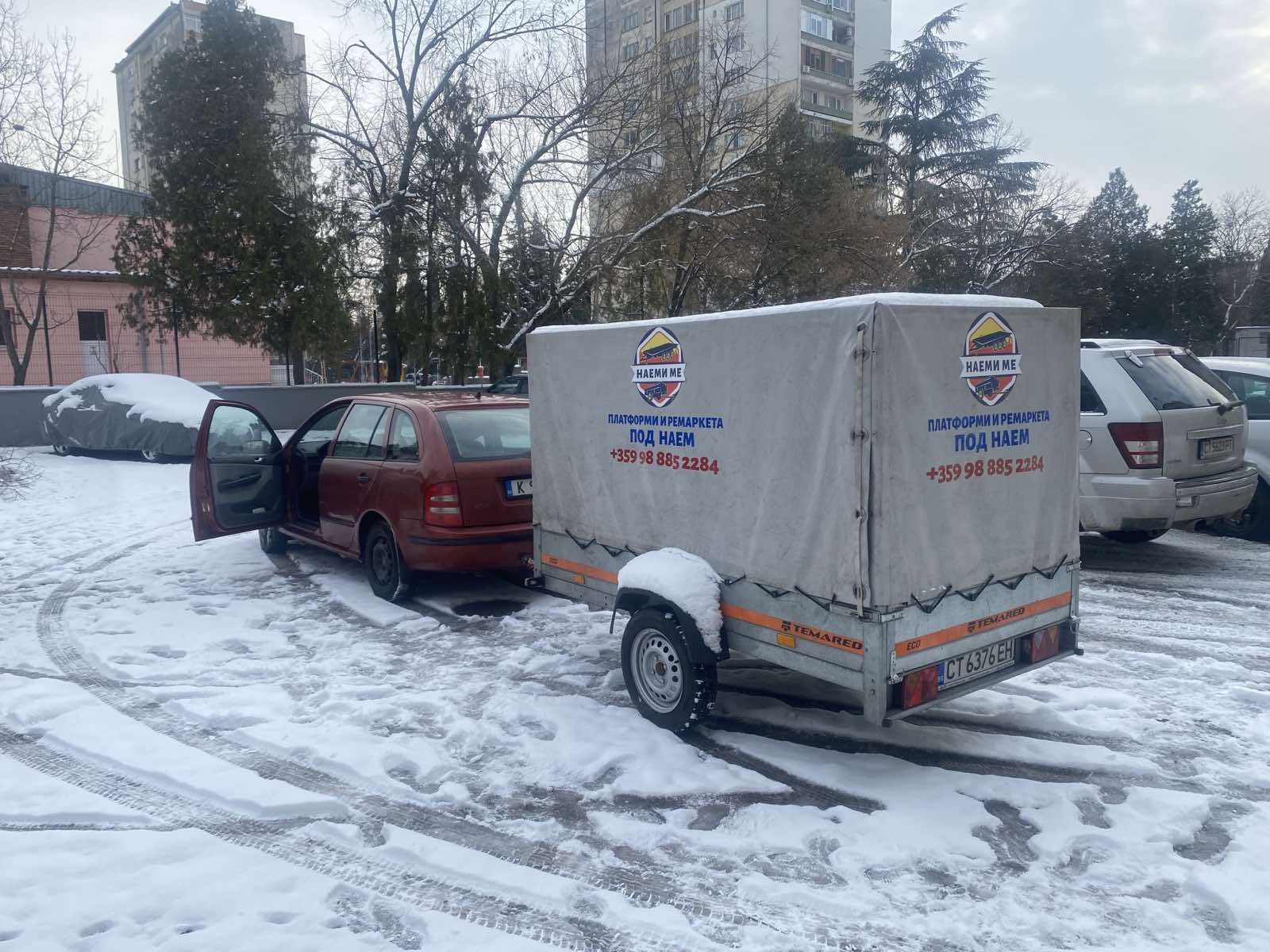 ТУРИСТИЧЕСКО РЕМАРКЕ – 2.0 – 2.3м (дължина) Х 1.0 – 1.2м. (широчина) Х 1.3м (височина)